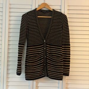 PENDLETON Merino Wool Striped Cardigan